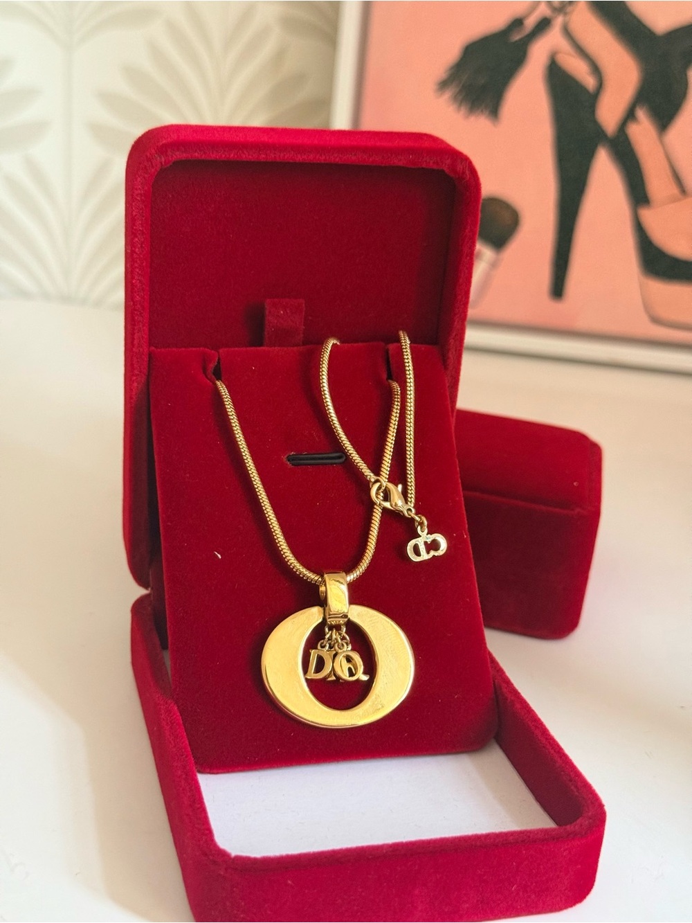 Christian Dior Necklace iconic Charm 💫 - Picture 4 of 10
